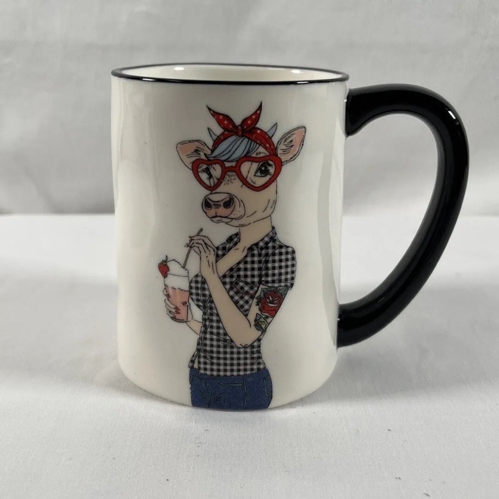 Hipster‎ Animal Stoneware Coffee Mugs by Signature